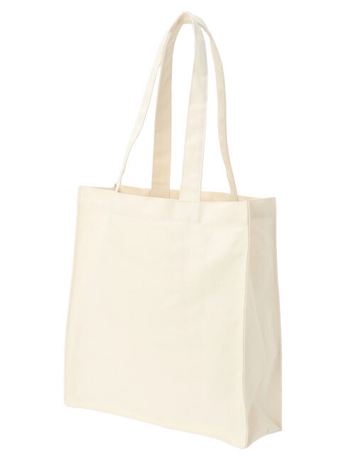 Maison de FLEUR「ブランドロゴ刺繍スクエアトートバッグ」|トートバッグ|