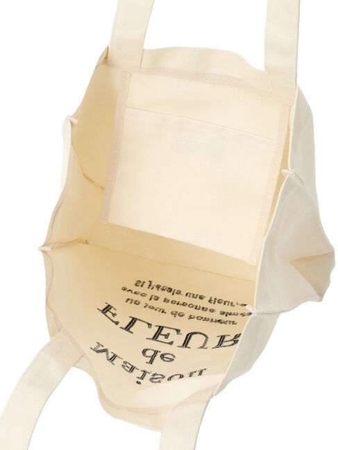 Maison de FLEUR「ブランドロゴ刺繍スクエアトートバッグ」|トートバッグ|