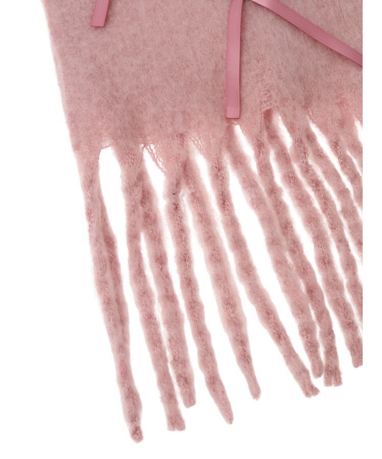 Maison de FLEUR「リボンフリンジストール」|ストール|