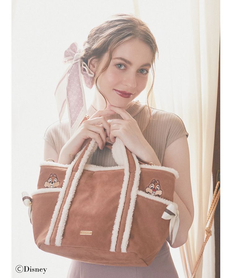 Maison de FLEUR「Chip&Dale/ムートン2Wayトートバッグ」|トートバッグ|