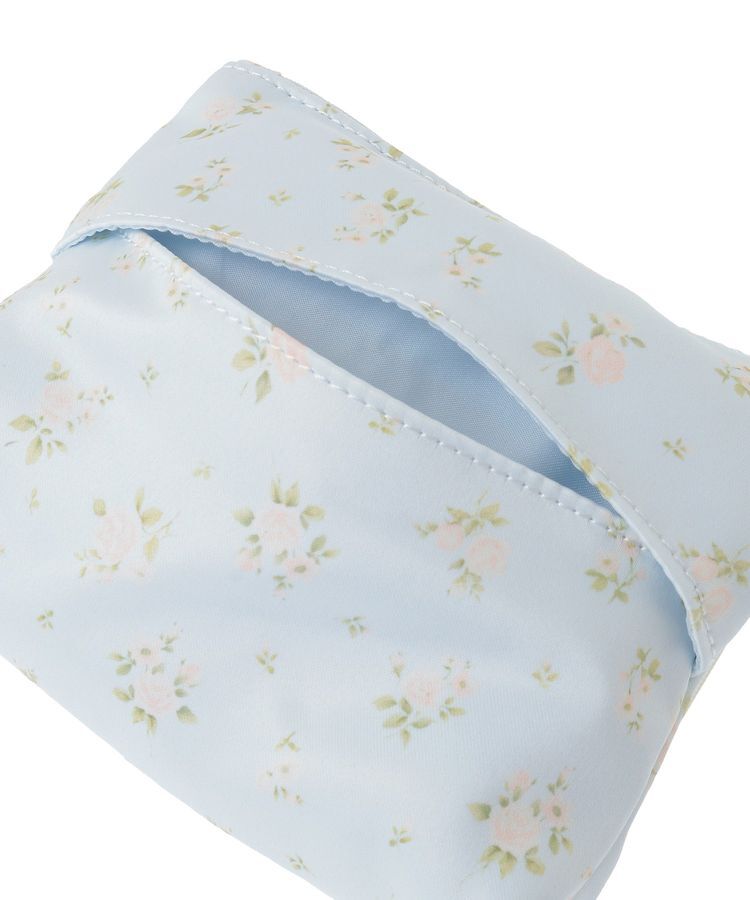 Maison de FLEUR「ローズプリントティッシュケース」|ポーチ|