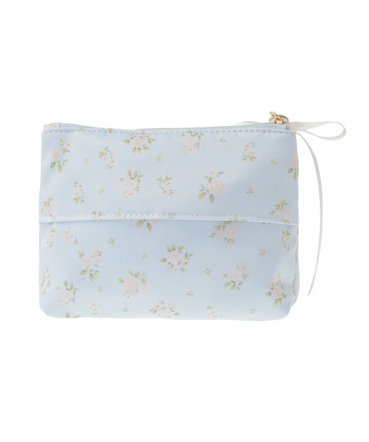 Maison de FLEUR「ローズプリントティッシュケース」|ポーチ|