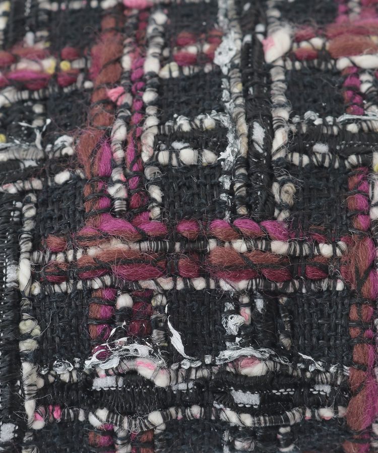 Maison de FLEUR「LINTONツイードコインケース」|ポーチ|