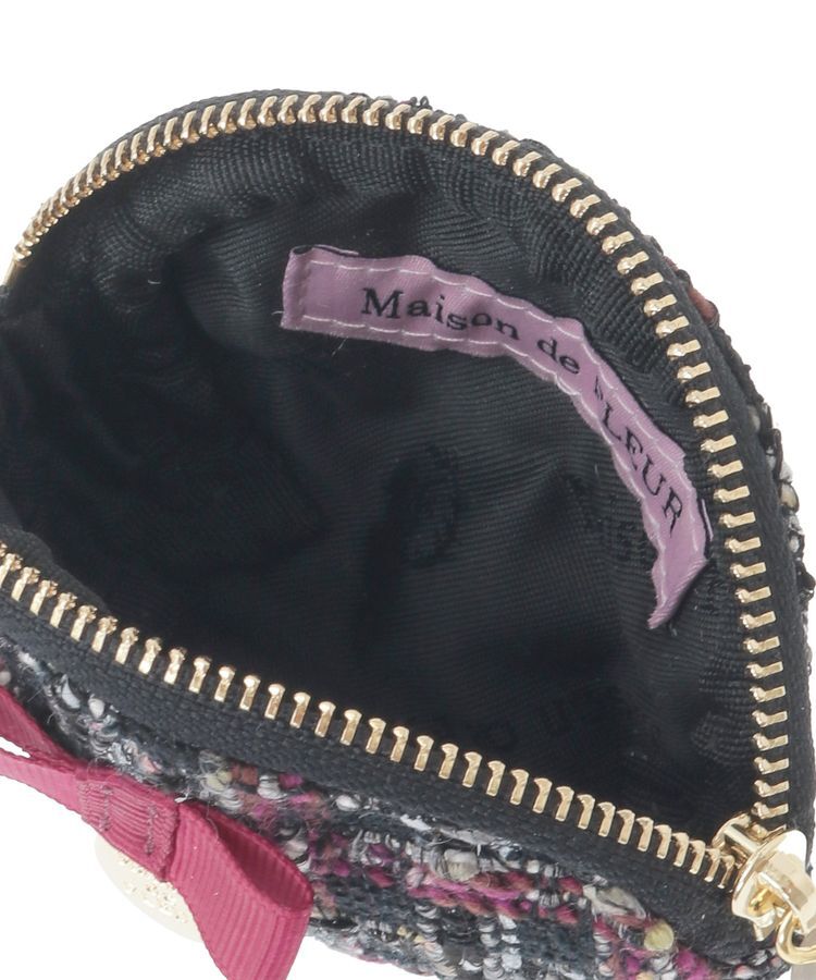 Maison de FLEUR「LINTONツイードコインケース」|ポーチ|