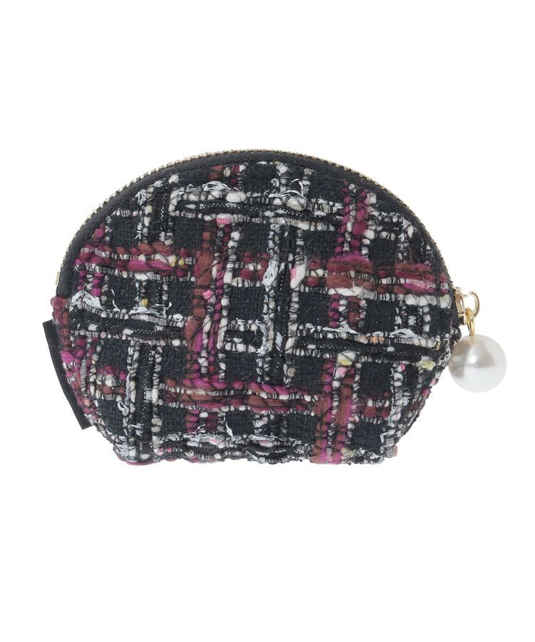 Maison de FLEUR「LINTONツイードコインケース」|ポーチ|