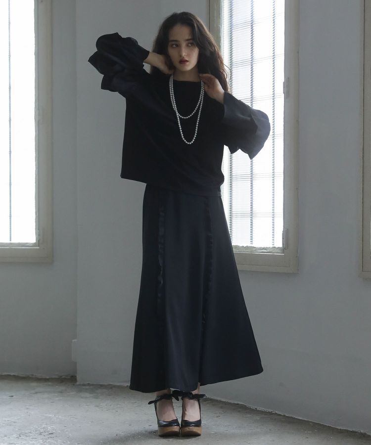 Green Parks「■ESCAR フリルスリーブプルオーバー」|Tシャツ・カットソー|