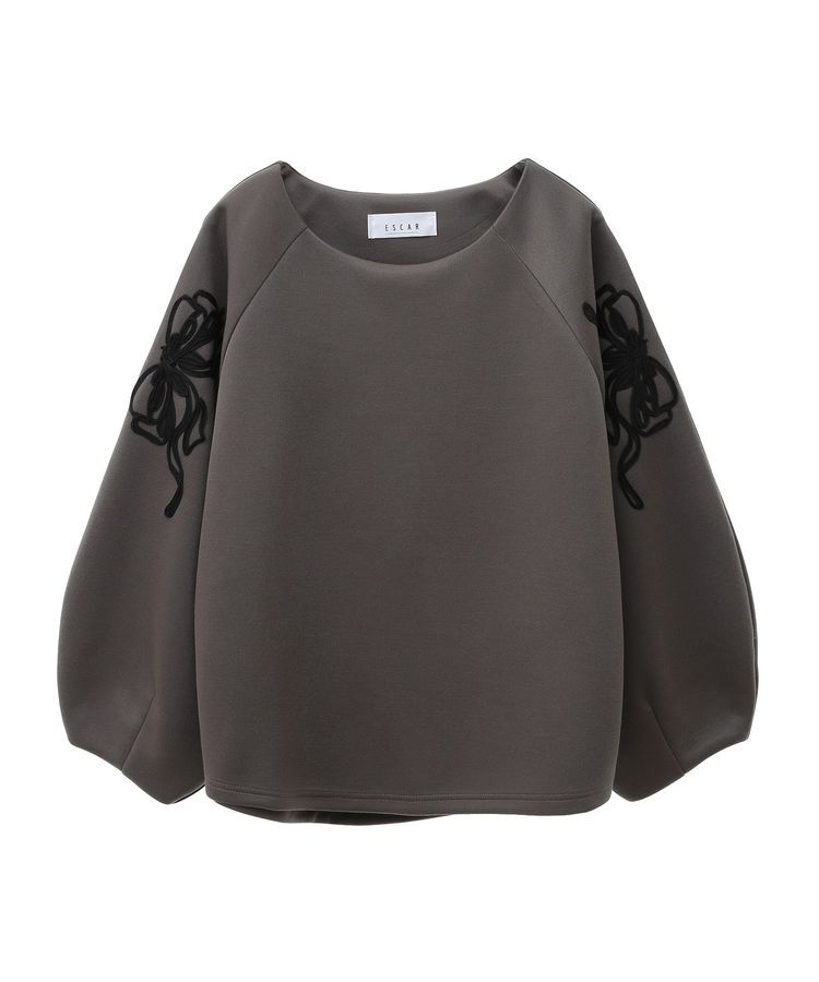 Green Parks「■ESCAR リボンコード刺繍プルオーバー」|Tシャツ・カットソー|