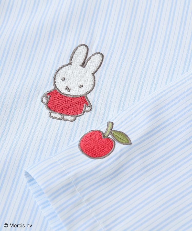 Green Parks「miffy/刺しゅうプリントストライプシャツ」|Tシャツ・カットソー|