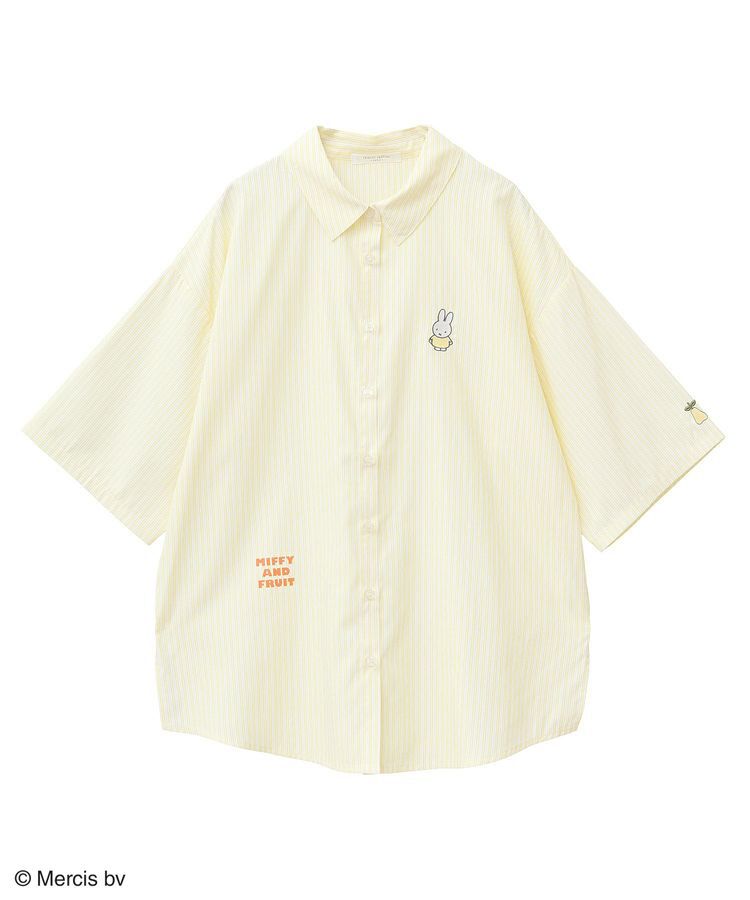 Green Parks「miffy/刺しゅうプリントストライプシャツ」|Tシャツ・カットソー|