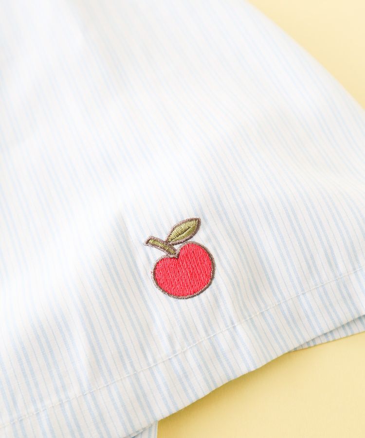 Green Parks「miffy/刺しゅうプリントストライプシャツ」|Tシャツ・カットソー|