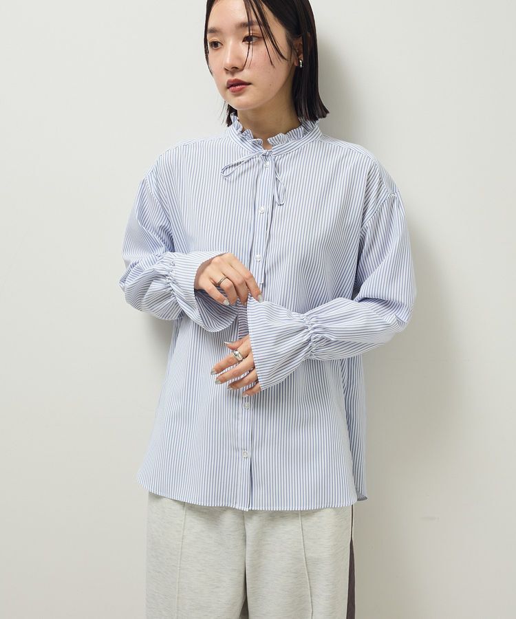 Green Parks「フリルカラーインナーシャツ」|シャツ・ブラウス|