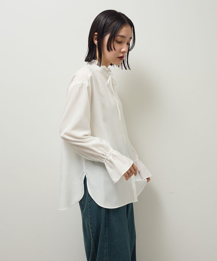 Green Parks「フリルカラーインナーシャツ」|シャツ・ブラウス|