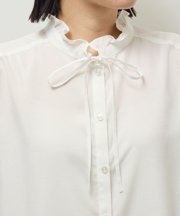Green Parks「フリルカラーインナーシャツ」|シャツ・ブラウス|
