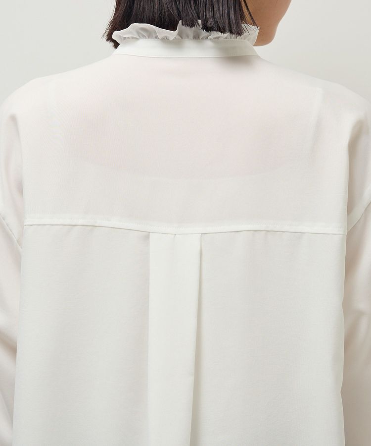 Green Parks「フリルカラーインナーシャツ」|シャツ・ブラウス|