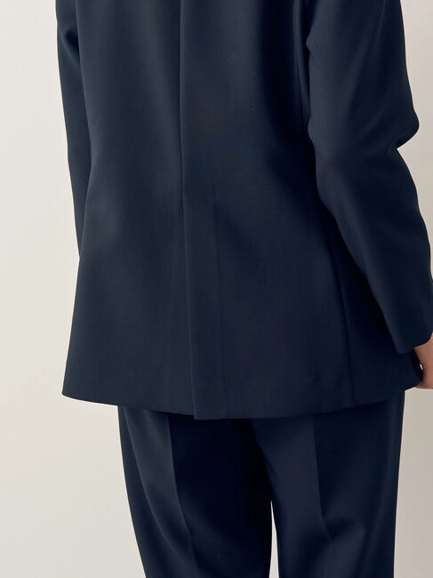 YECCA VECCA「ストレッチノーカラージャケット」|ノーカラージャケット|