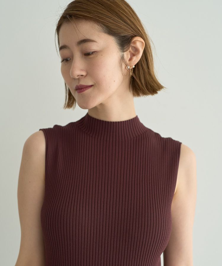 YECCA VECCA「ハイネックノースリーブニット」|ニット・セーター|