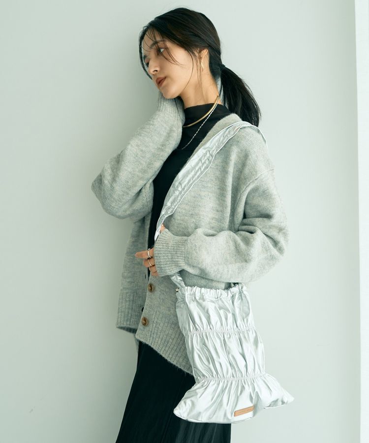 YECCA VECCA「【CONTROL FREAK】ギャザー2WAYバッグ」|その他|Silver