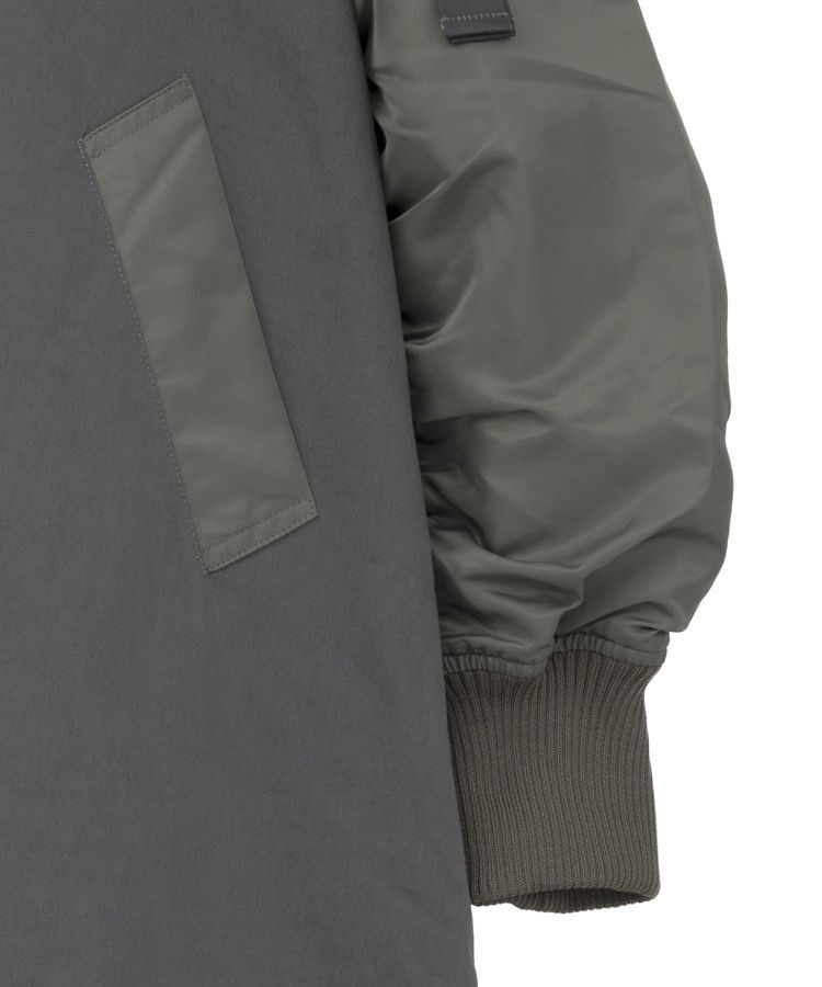 YECCA VECCA「2wayロング丈MA-1風コート」|その他|