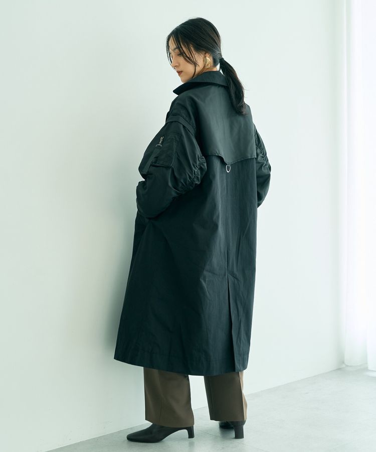 YECCA VECCA「2wayロング丈MA-1風コート」|その他|