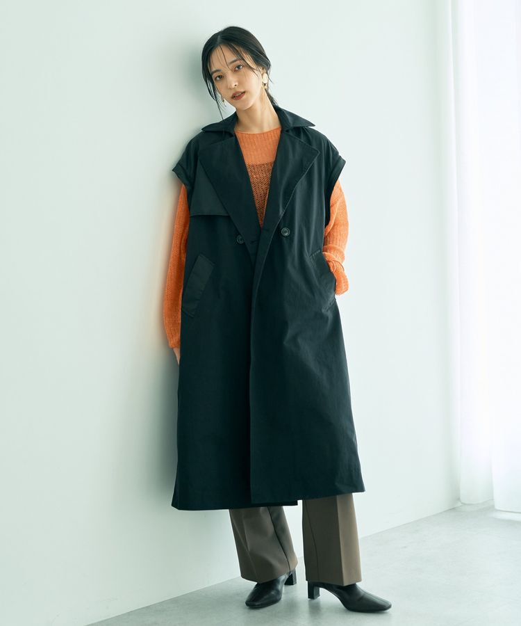YECCA VECCA「2wayロング丈MA-1風コート」|その他|