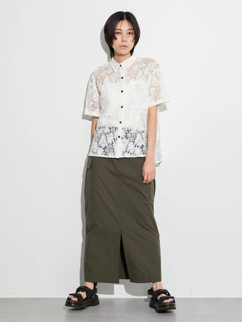 GARAGE OF GOOD CLOTHING「コードレースブラウス」|シャツ・ブラウス|