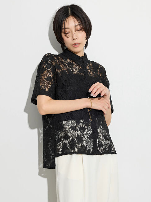 GARAGE OF GOOD CLOTHING「コードレースブラウス」|シャツ・ブラウス|