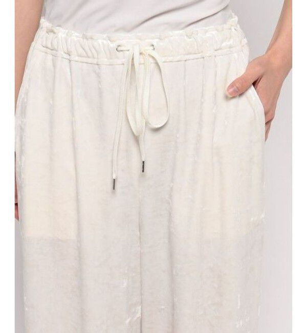 allureville「クラッシュベロアイージーパンツ」|その他|