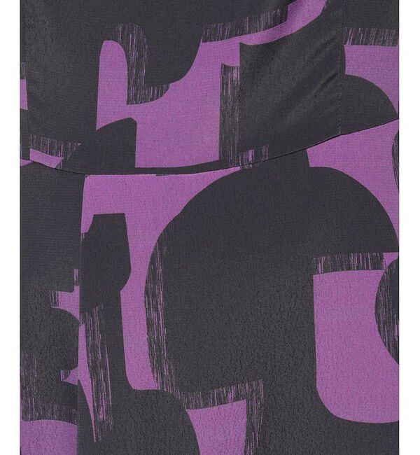 allureville「モダンジオメトリックプリントワンピース」|ワンピース|