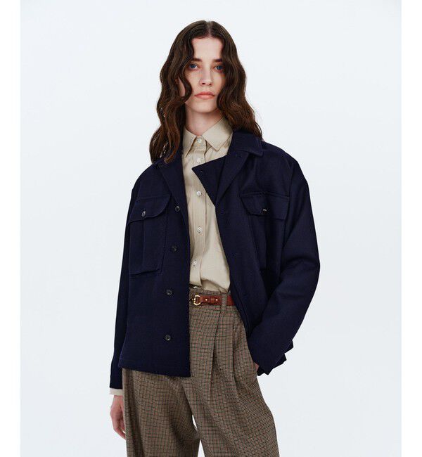 allureville「ウールカルゼM43ブルゾン」|ブルゾン・スタジャン|