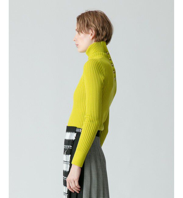 allureville「釦ディティール2WAY ネックリブプルオーバー」|その他|