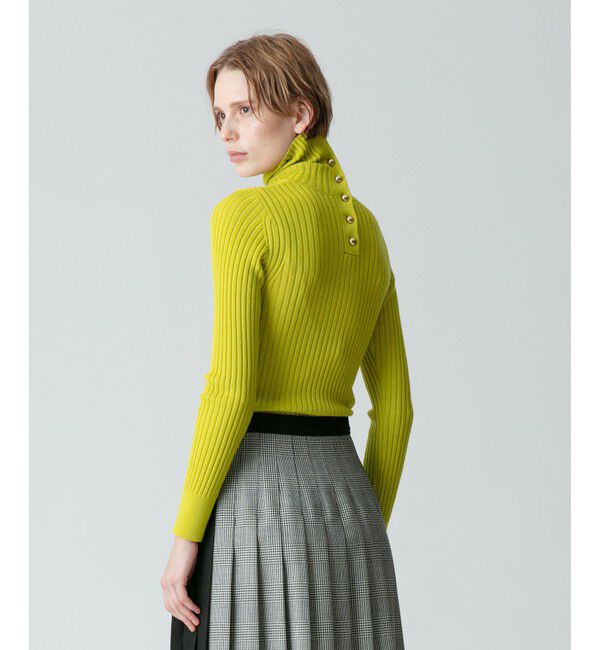 allureville「釦ディティール2WAY ネックリブプルオーバー」|その他|