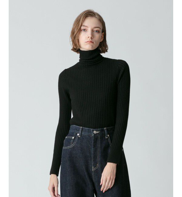 allureville「釦ディティール2WAY ネックリブプルオーバー」|その他|