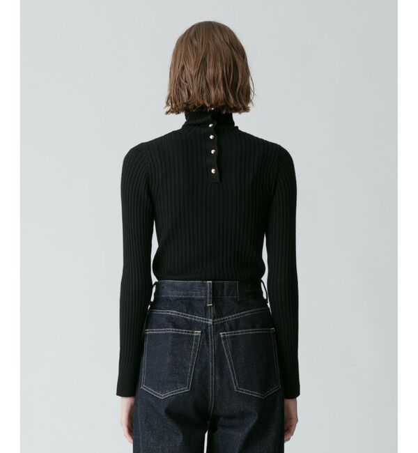 allureville「釦ディティール2WAY ネックリブプルオーバー」|その他|