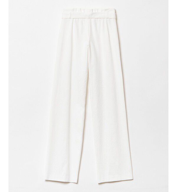 allureville「シェルタリングボタンベルトパンツ」|チノ|