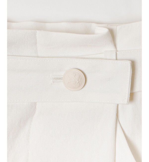 allureville「シェルタリングボタンベルトパンツ」|チノ|