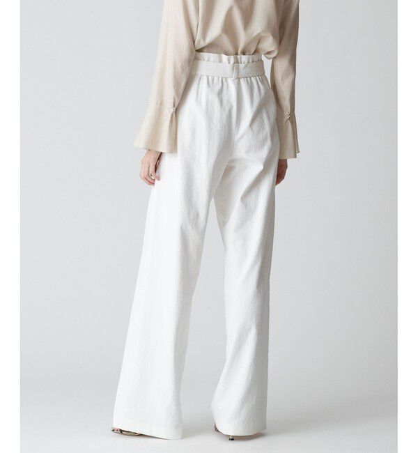 allureville「シェルタリングボタンベルトパンツ」|チノ|