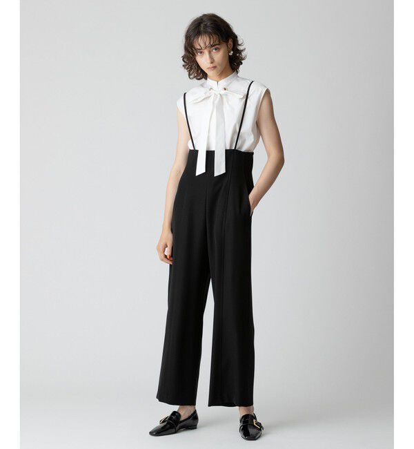 allureville「ハイウエストサロペットパンツ」|オールインワン|