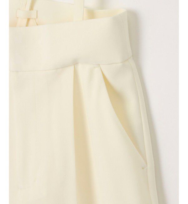 LOULOU WILLOUGHBY「【LOULOU WILLOUGHBY】トリアセダブルクロスサス付きパンツ」|チノ|