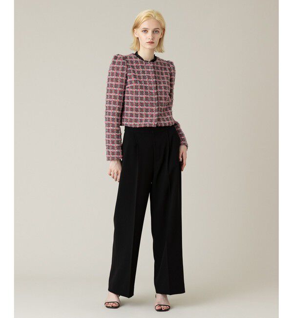 LOULOU WILLOUGHBY「【LOULOU WILLOUGHBY】トリアセダブルクロスサス付きパンツ」|チノ|