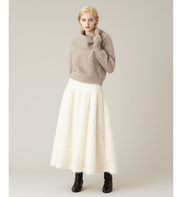 LOULOU WILLOUGHBY「【LOULOU WILLOUGHBY】フラワーパピヨンスカート」|フレア|