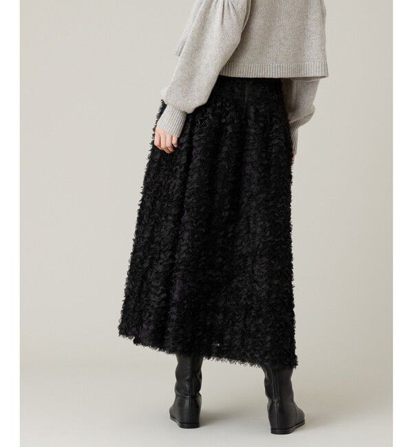 LOULOU WILLOUGHBY「【LOULOU WILLOUGHBY】フラワーパピヨンスカート」|フレア|