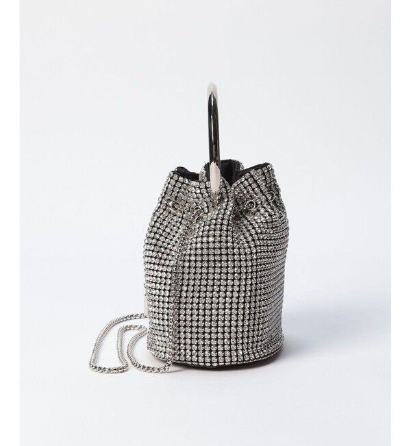 LOULOU WILLOUGHBY「【LOULOU WILLOUGHBY】ビジュー巾着ショルダー」|ショルダー・メッセンジャー|