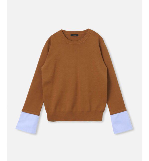 allureville「カフスドッキングプルオーバー」|ニット・セーター|