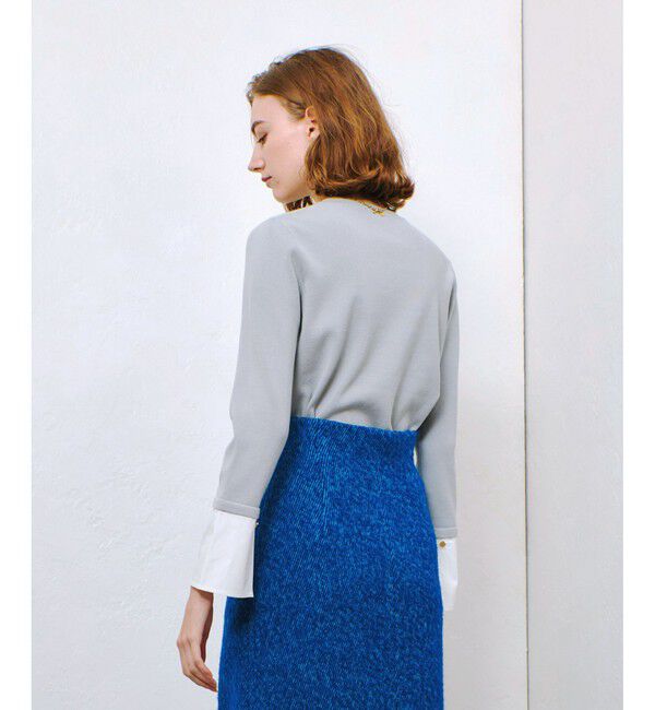 allureville「カフスドッキングプルオーバー」|ニット・セーター|