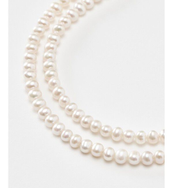allureville「淡水パールロングネックレス」|ネックレス|