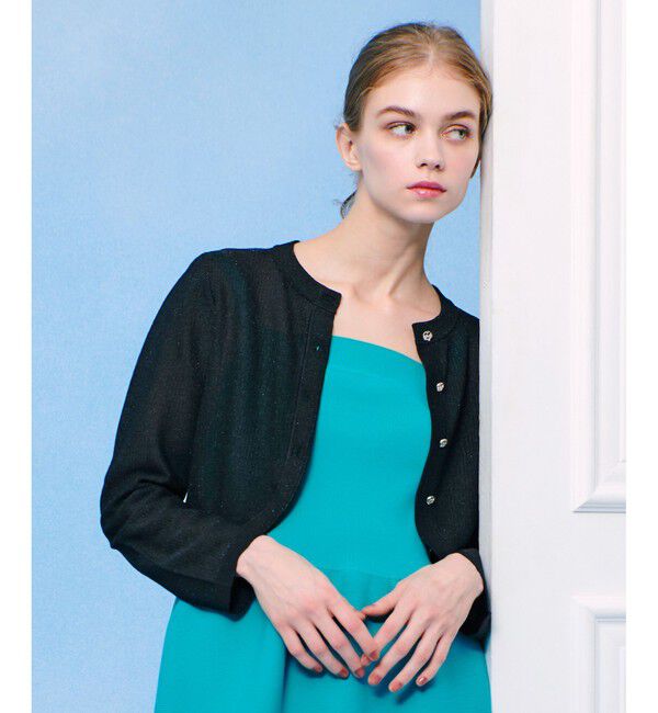 LOULOU WILLOUGHBY「【LOULOU WILLOUGHBY】ラメボレロ」|カーディガン|