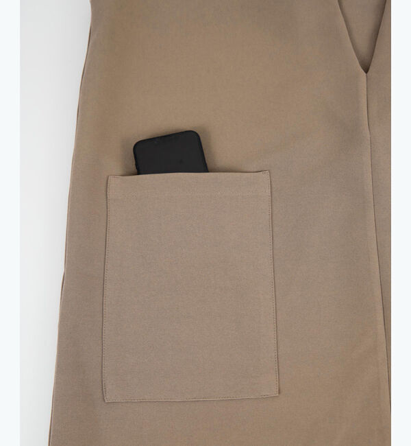 ur's「ディープVネックミニワンピース」|ワンピース|