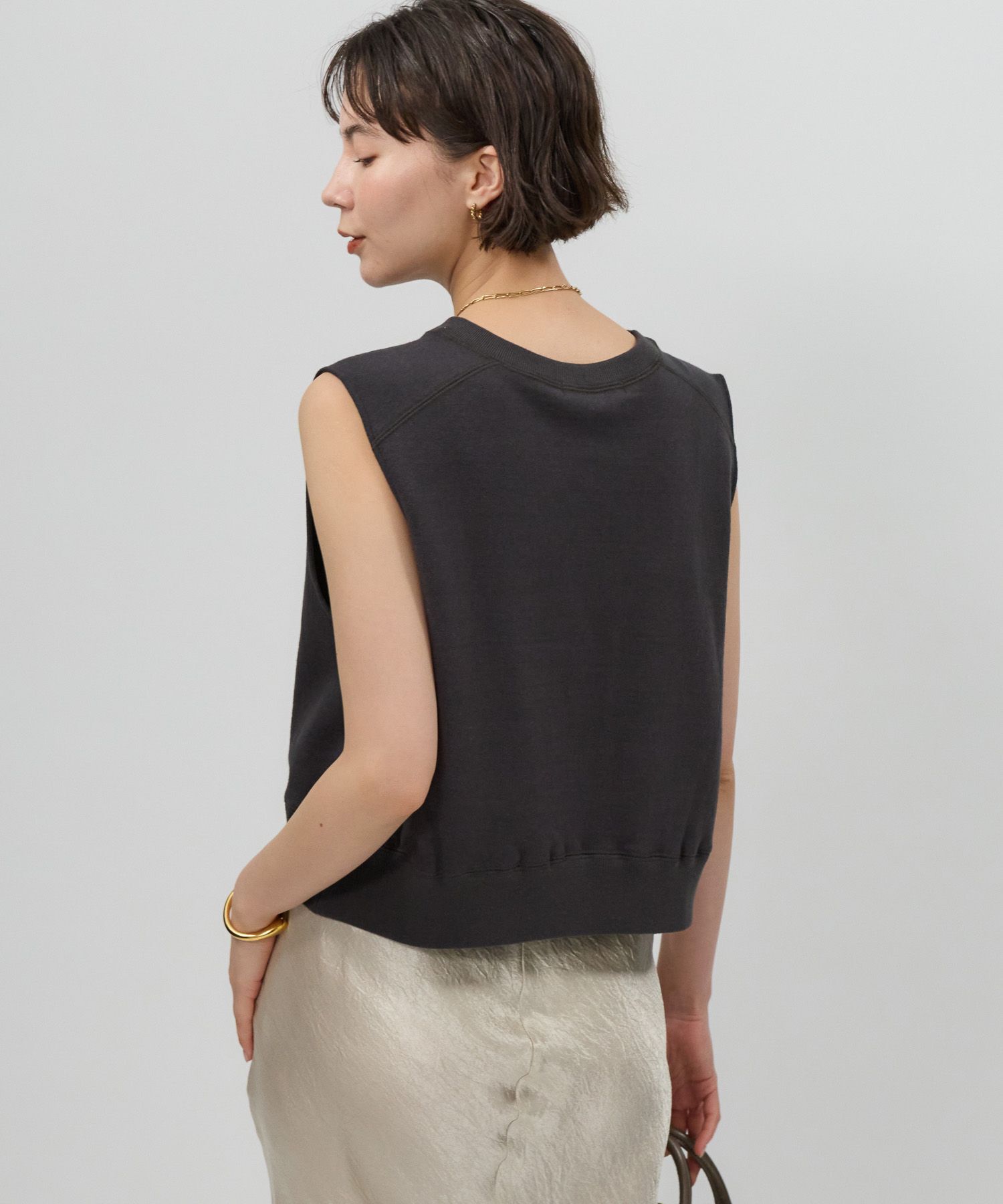 BABYLONE「ショート裏毛プルオーバー」|Tシャツ・カットソー|