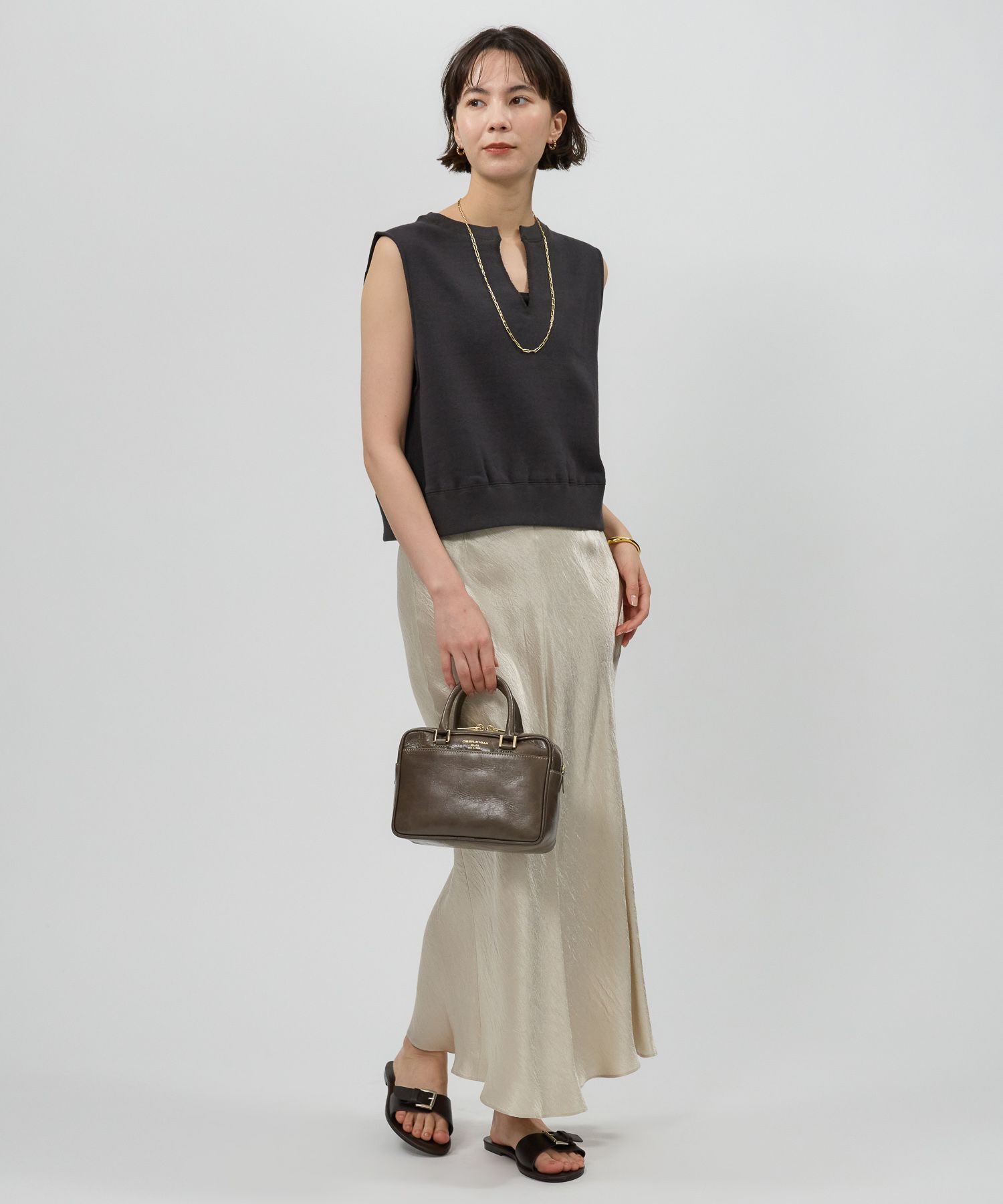 BABYLONE「ショート裏毛プルオーバー」|Tシャツ・カットソー|