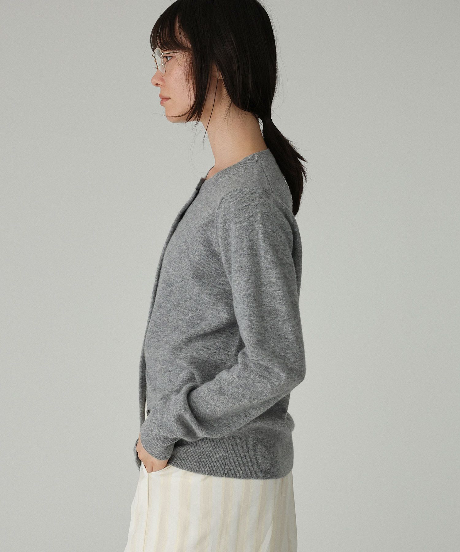 BABYLONE「【洗濯可】ウォッシャブルウールカーデ」|ニット・セーター|